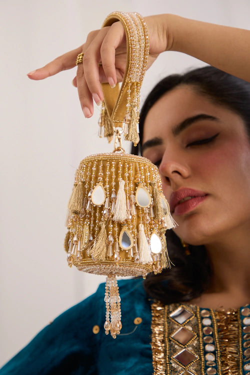 Noah Sienna Gold Bag