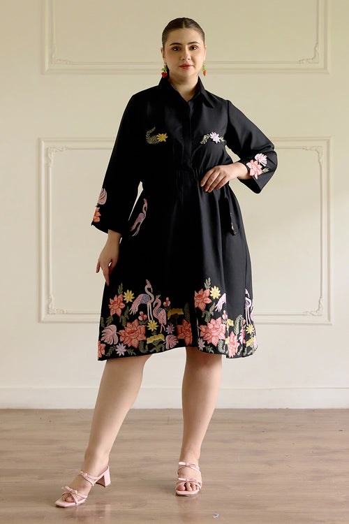 Black Flamingo Dress