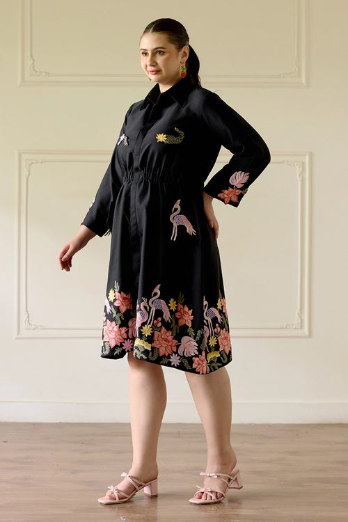 Black Flamingo Dress