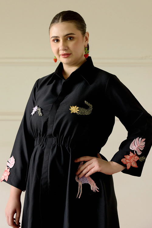 Black Flamingo Dress