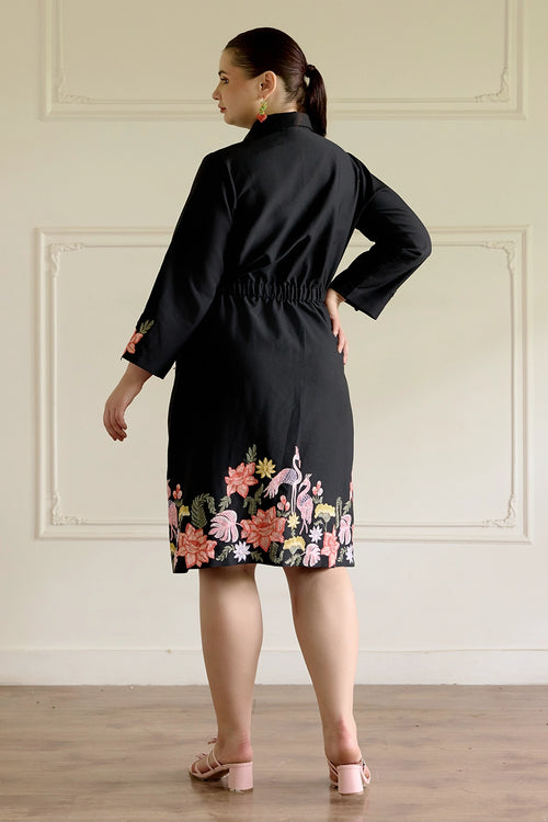 Black Flamingo Dress