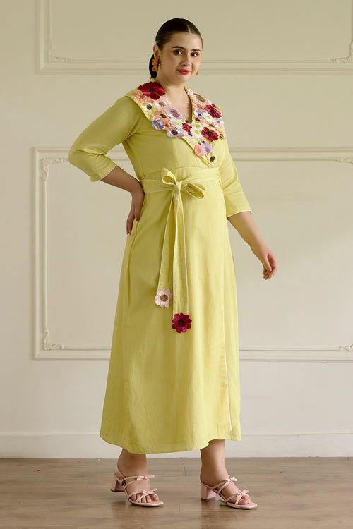 Yellow Floral Maxi