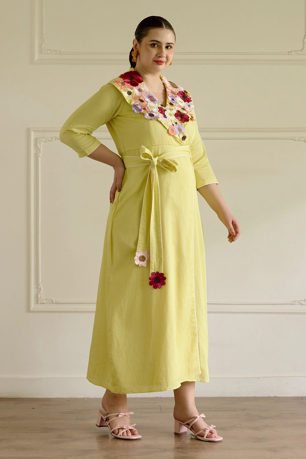 Yellow Floral Maxi