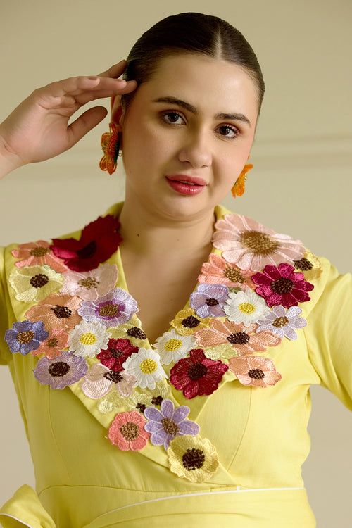 Yellow Floral Maxi