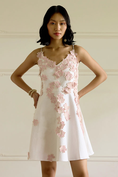 Floral Applique Dress