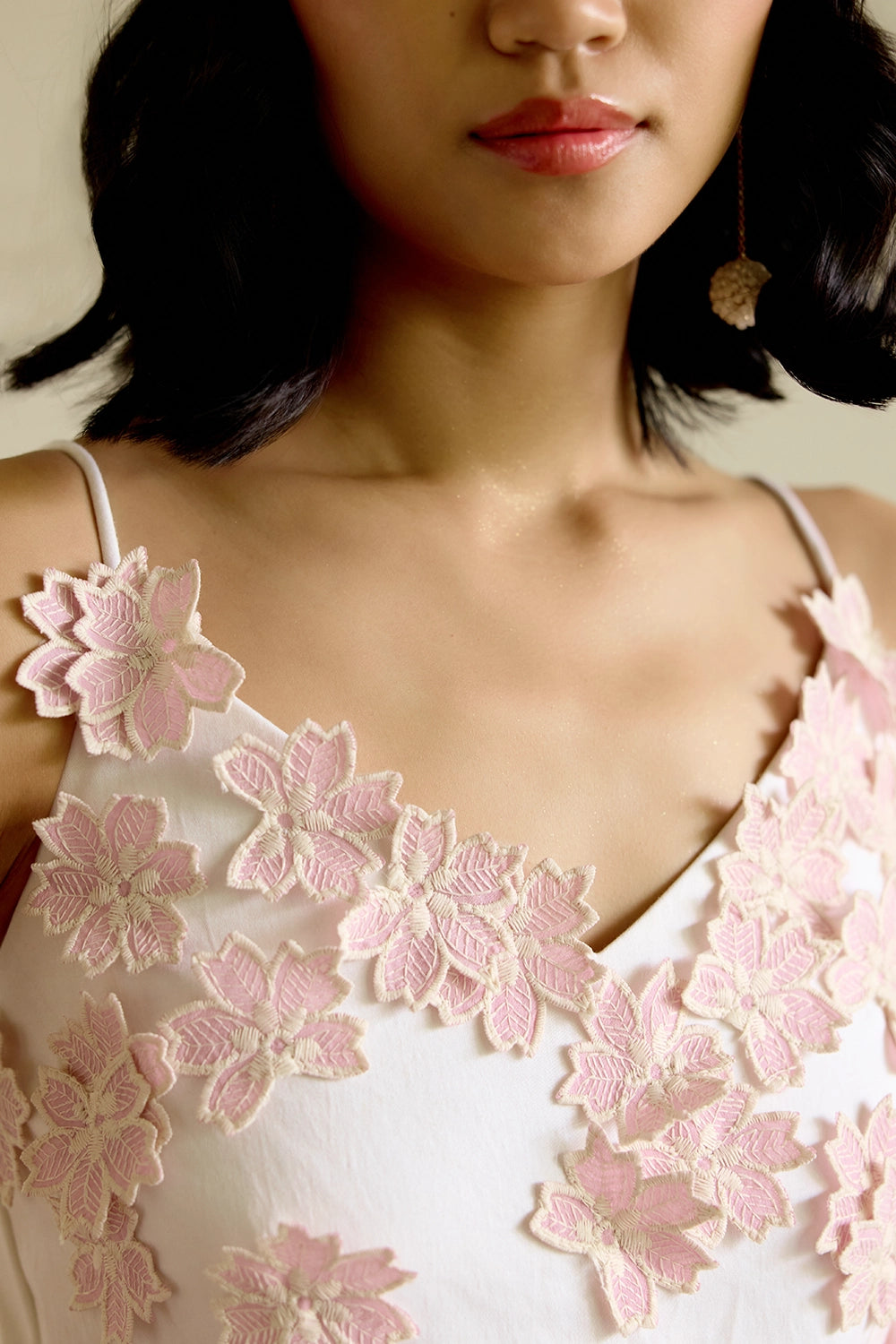 Floral Applique Dress