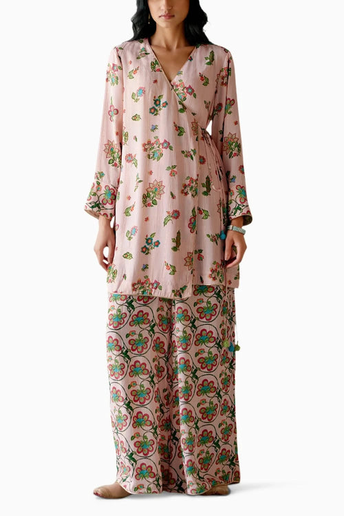 Dusty Pink Angrakha Set