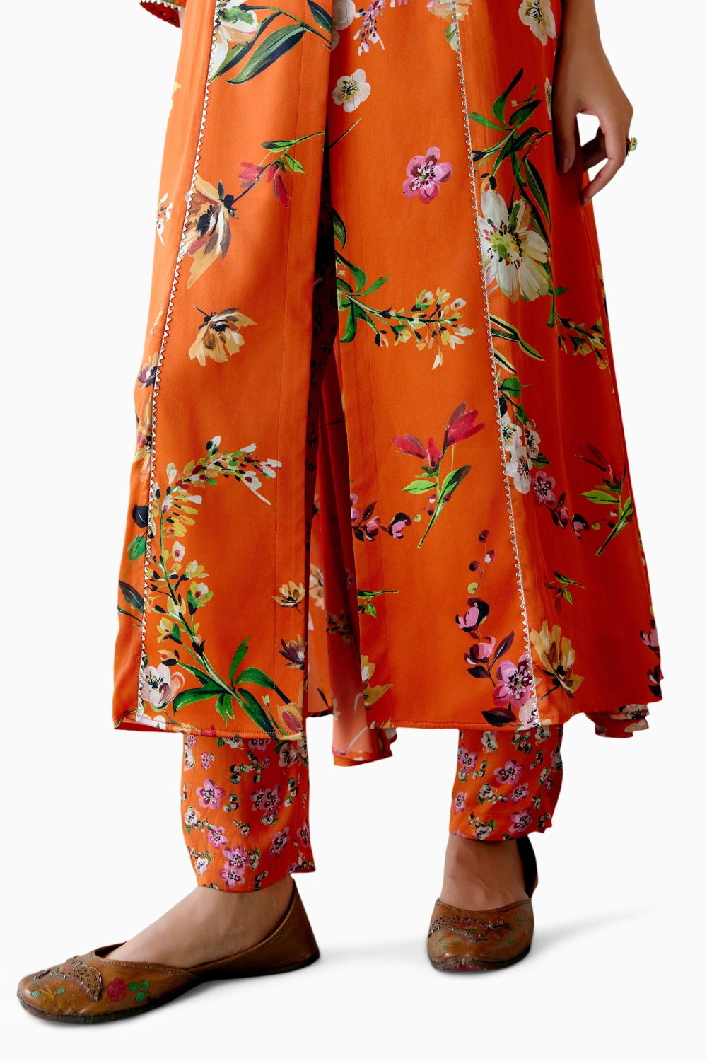 Tangerina Floral Kurta Set