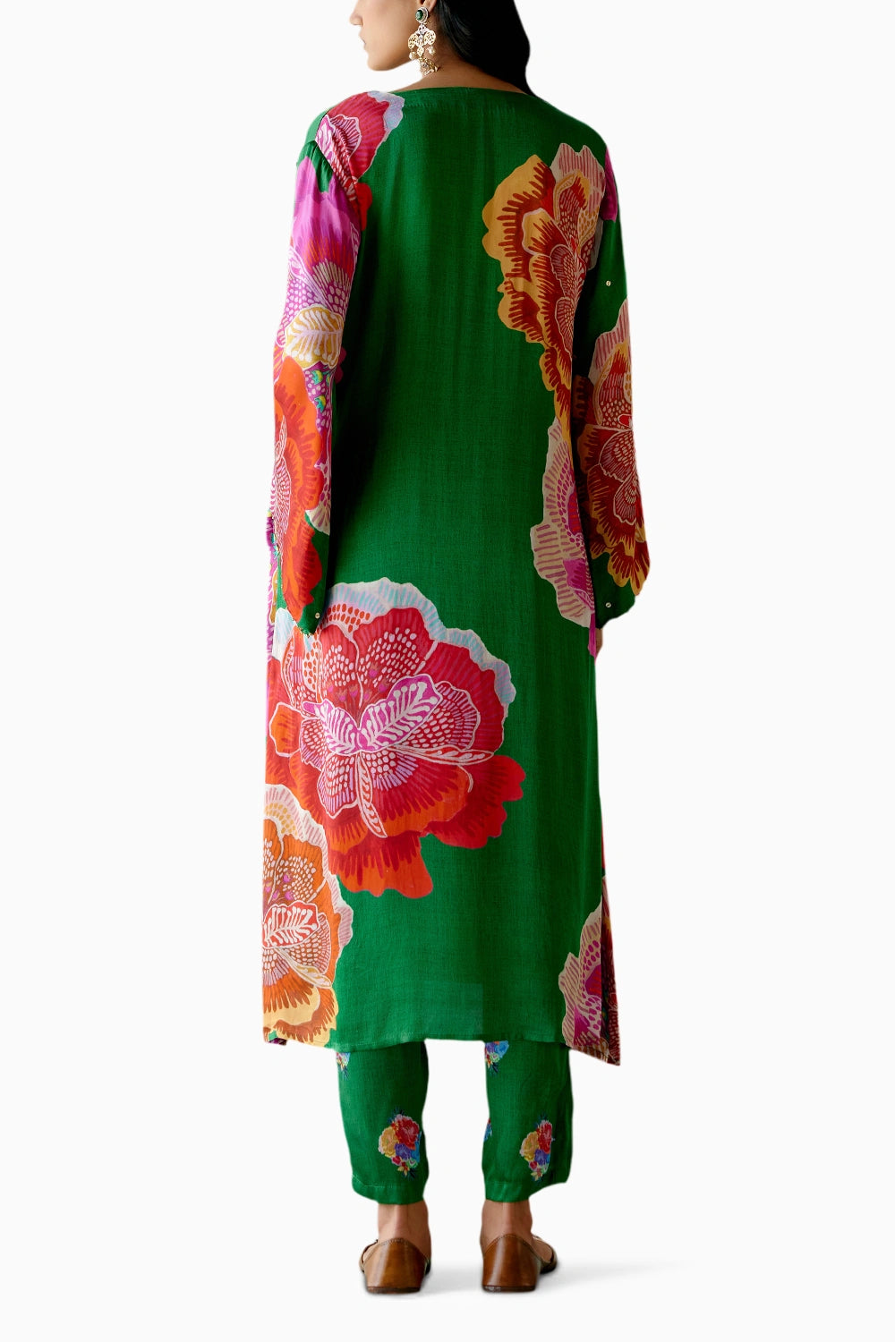 Emerald Floral Kurta Set