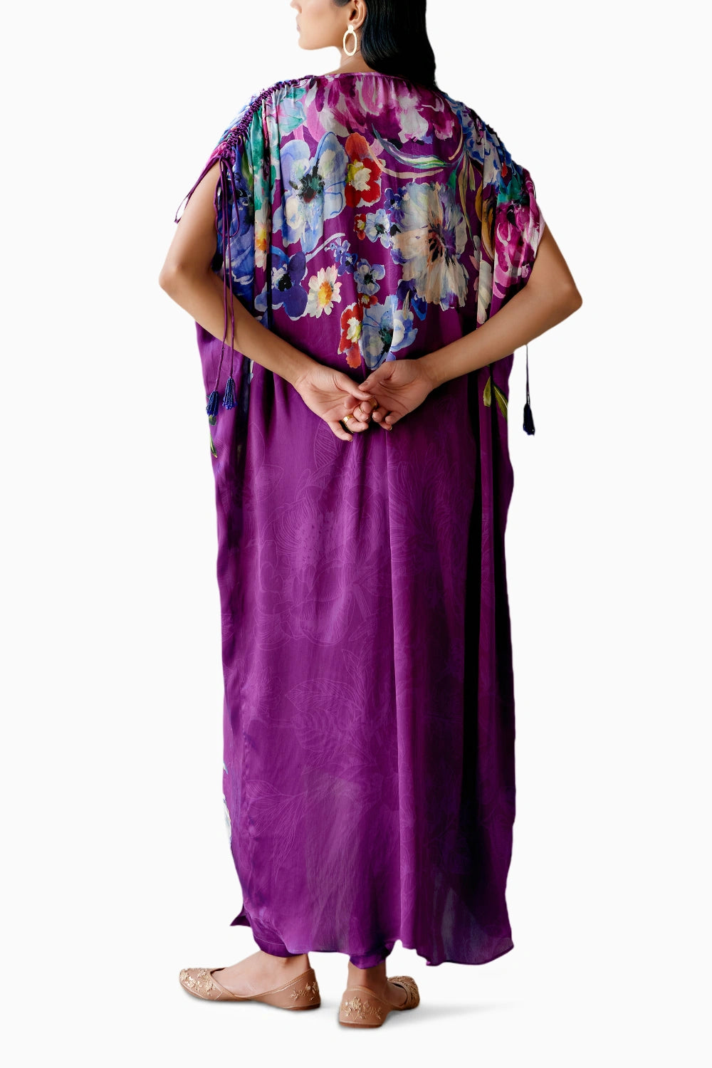 Amethyst Floral Kaftan Set