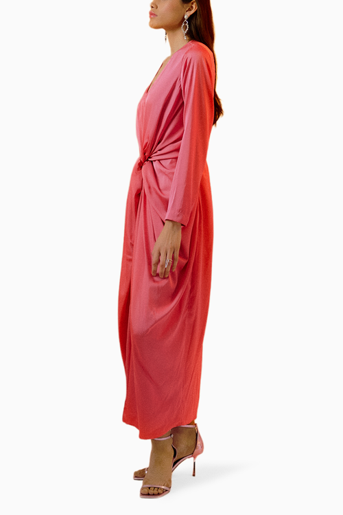 Echo Candy Pink Draped Dress