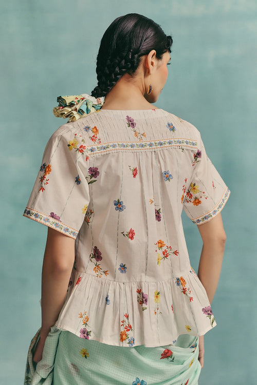 Ecru Daisy Blouse