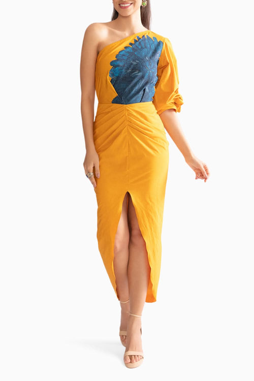 Tulip Mustard Dress