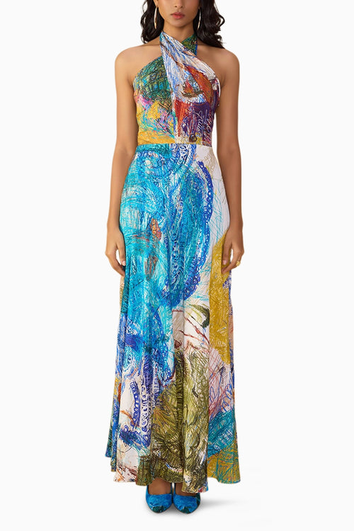Scribble Dense Shailee Dress