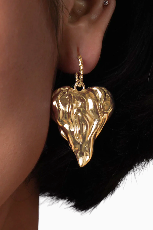 Cardi Earrings Gold Tone
