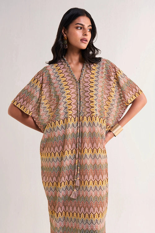 Multicolour Crochet Knit Maxi