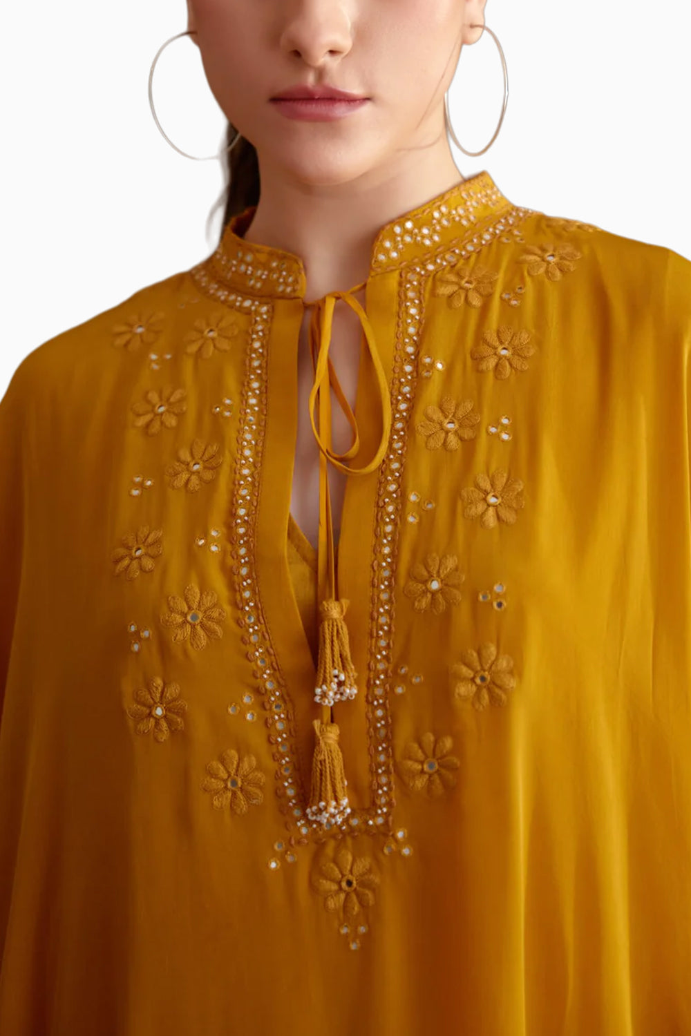 Ochre Kaftan Dress