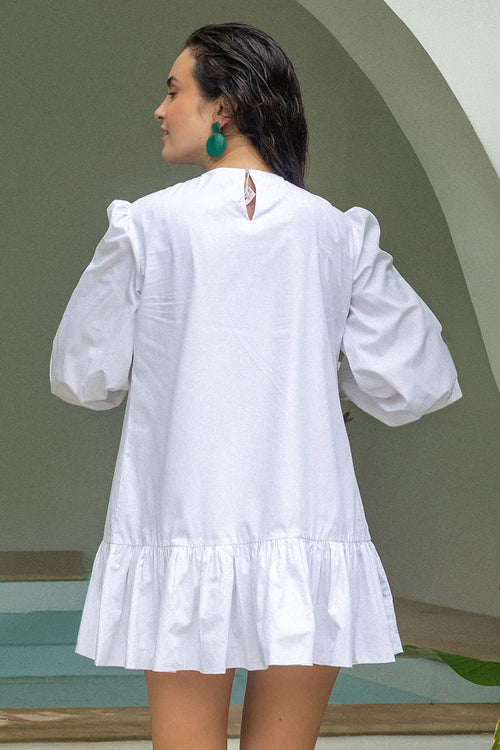 White Paloma Dress