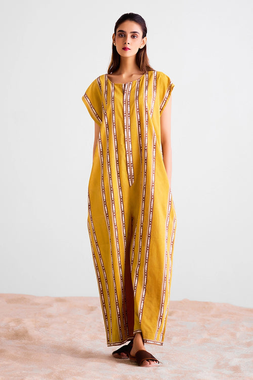 Mustrad Block Printed Jumpsuit