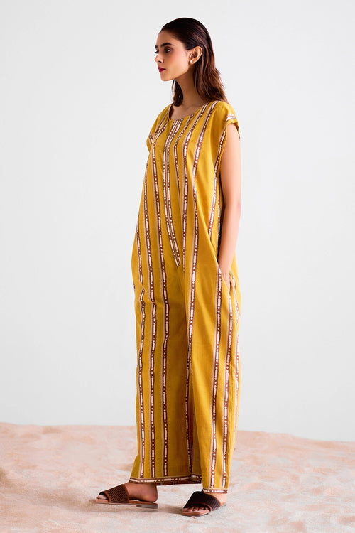 Mustrad Block Printed Jumpsuit