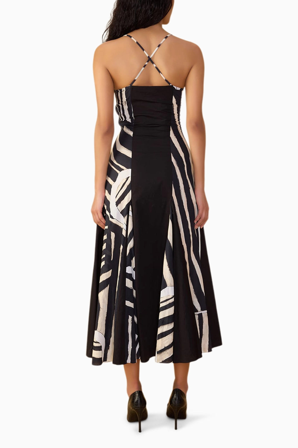 Black & White Stripe Mila Dress
