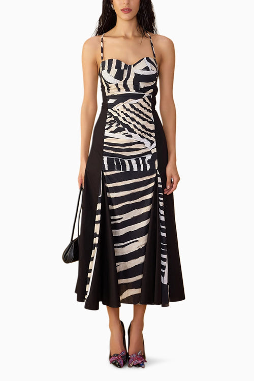 Black & White Stripe Mila Dress