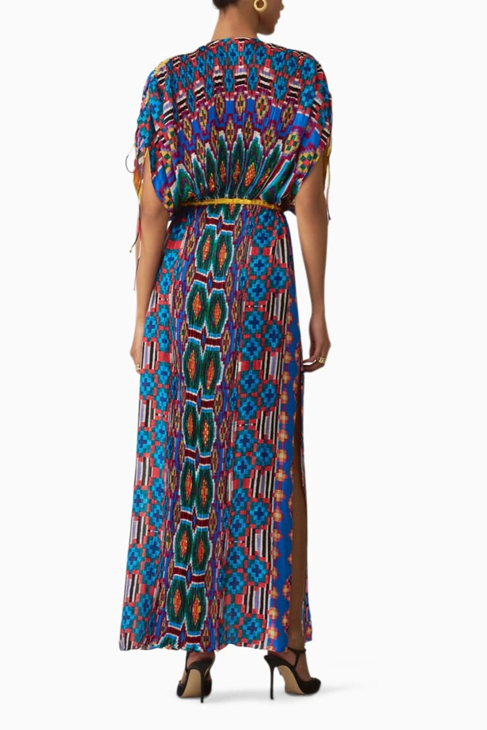 Sasha Ikat Print Kaftan