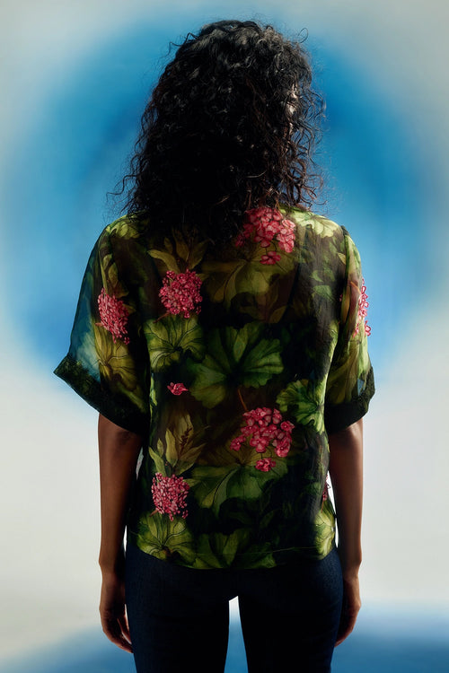 Organza Printed Shirt