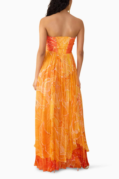 Orange Ombre Amora Dress