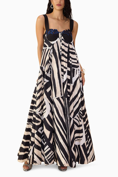 Black & White Stripe Vivi Dress