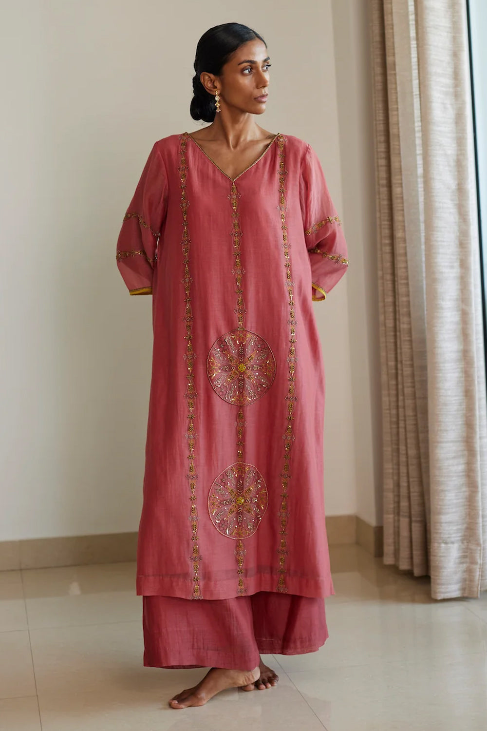 Pink Uday Kurta Set