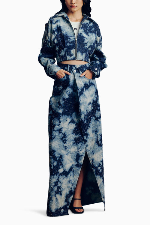 Distressed Denim Cloudwash Co-ord Set