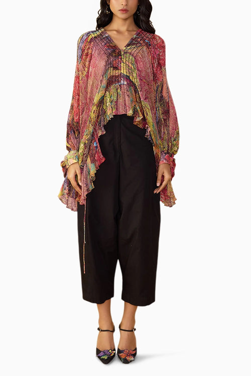 Solid Black Loly Trouser