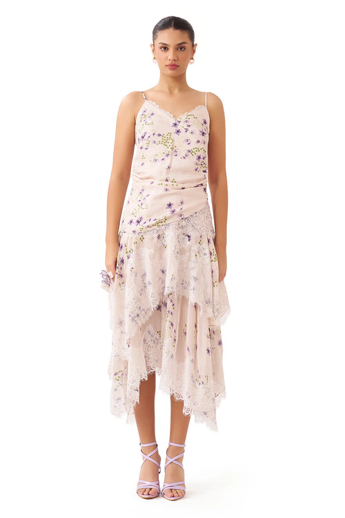 Printed Lavender Laventra Co-ord Set