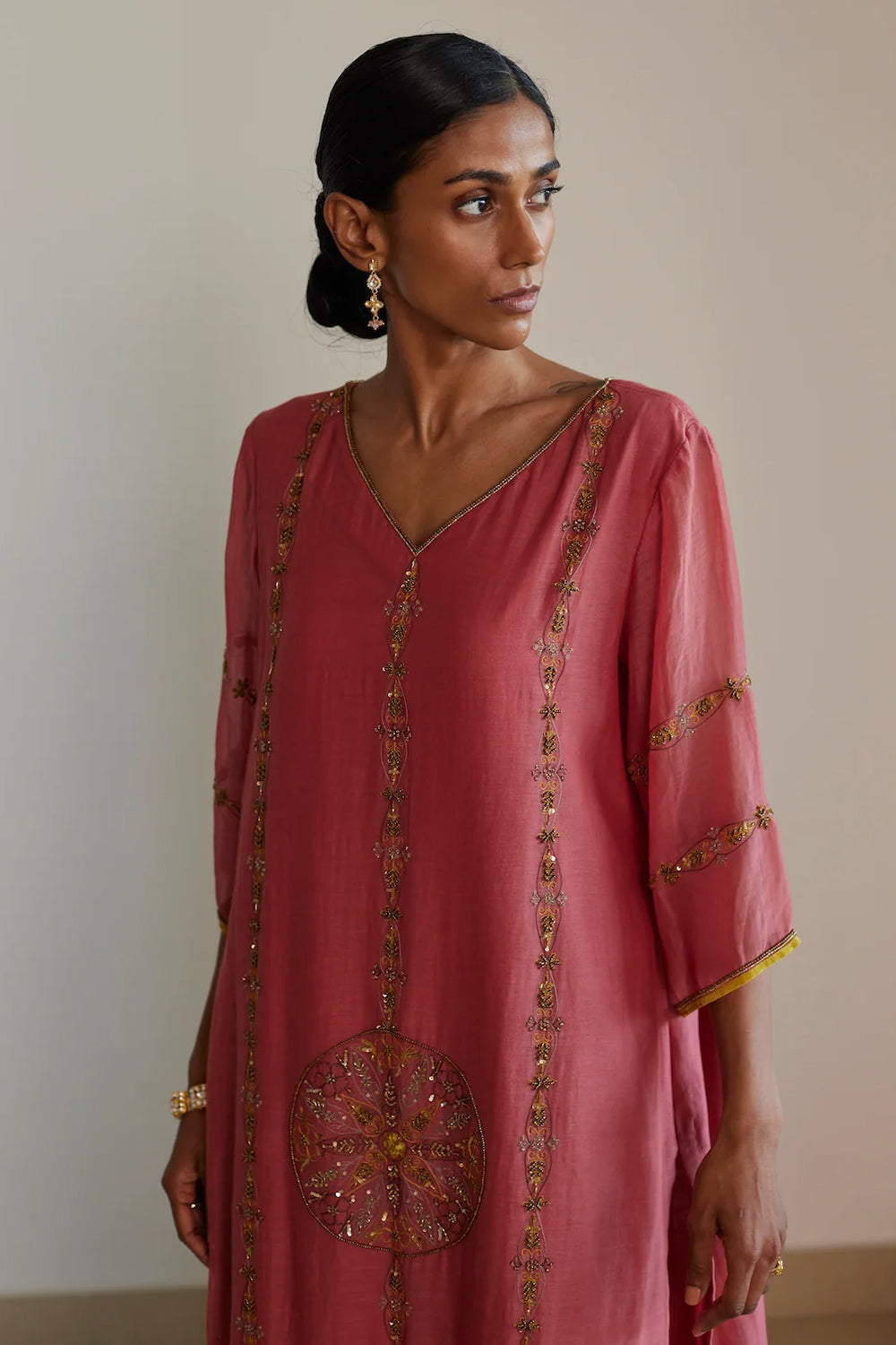 Pink Uday Kurta Set