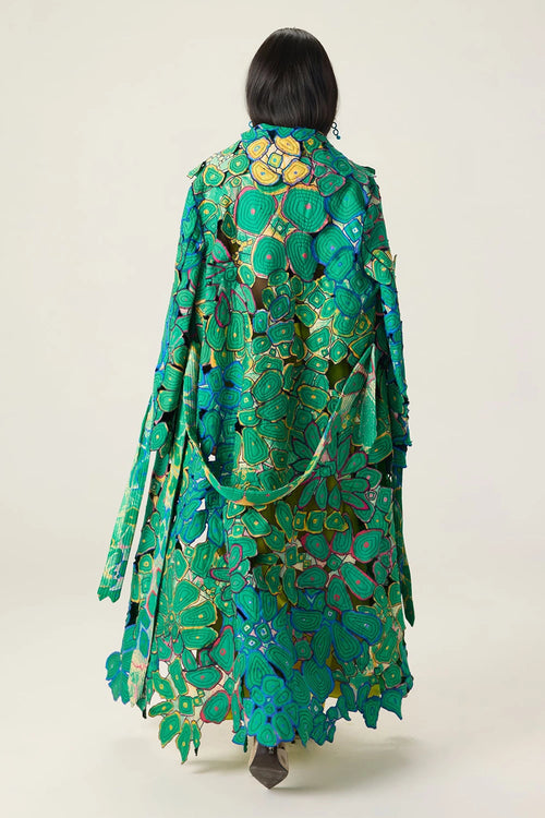 Lime Green Briar Trench