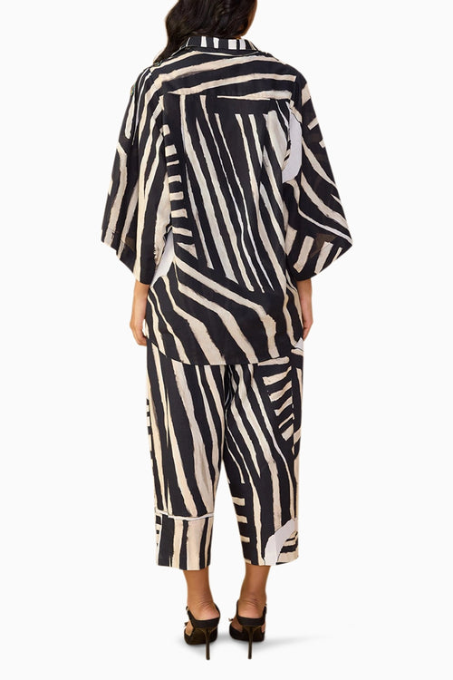 Black & White Stripe Blake Shirt