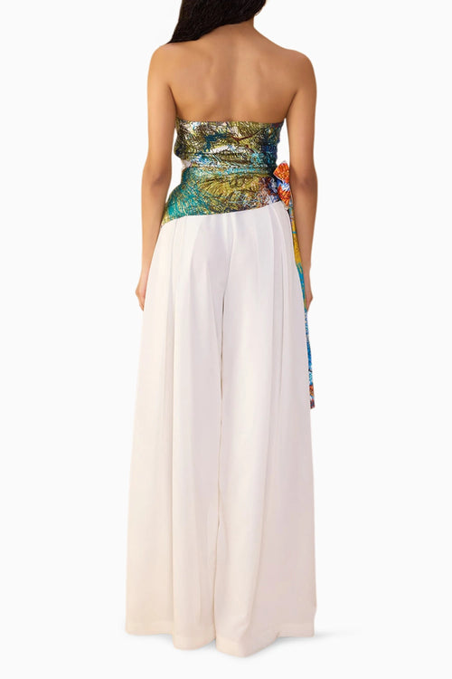 Solid White Saylor Palazzo