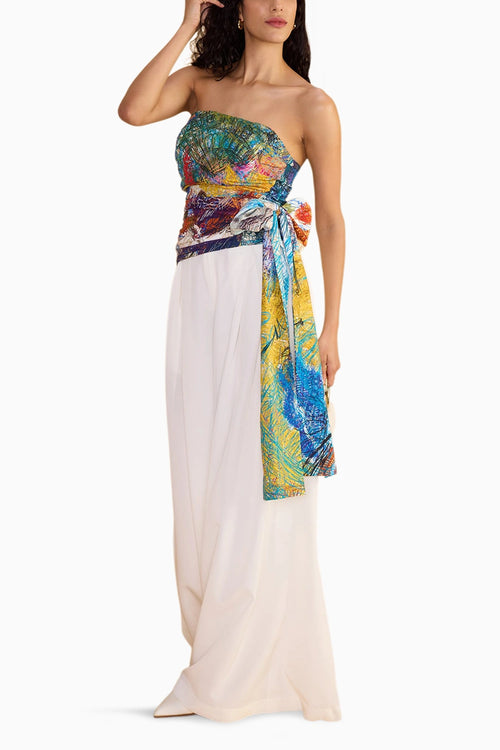 Solid White Saylor Palazzo