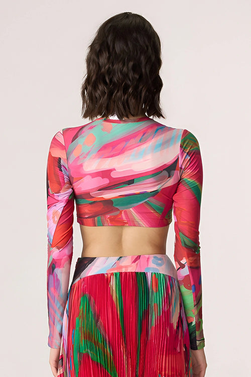 Pink Zavi Blouse