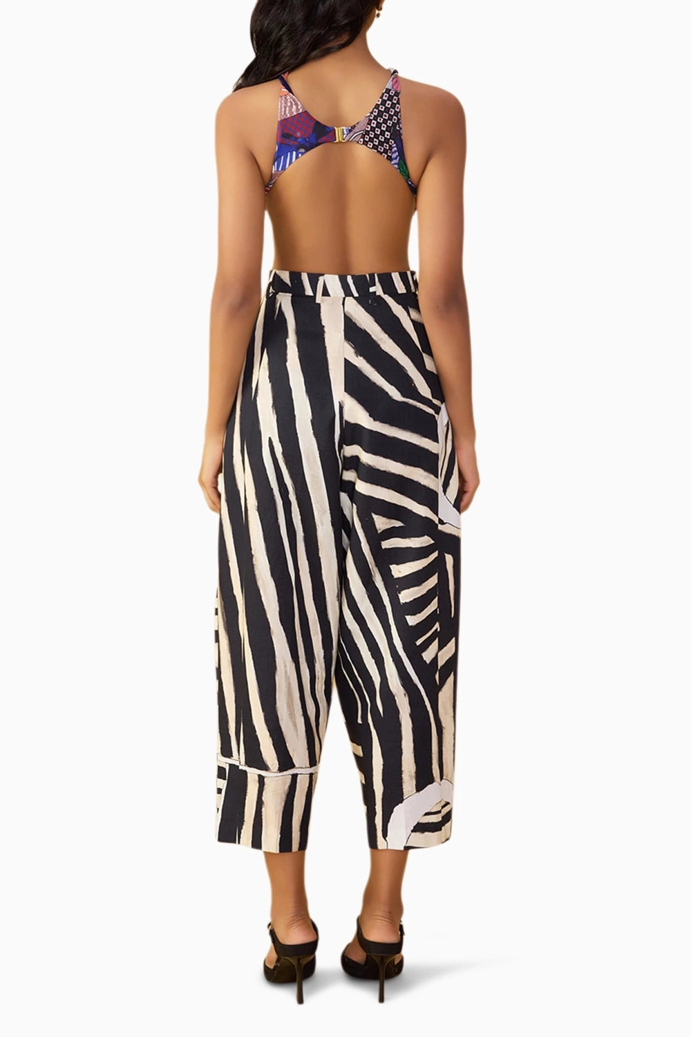 Elira Spectrum Bodysuit with Loly Stripe Trousers