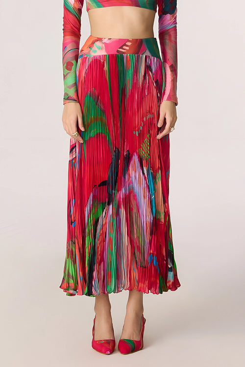 Zora Pink Multi Skirt