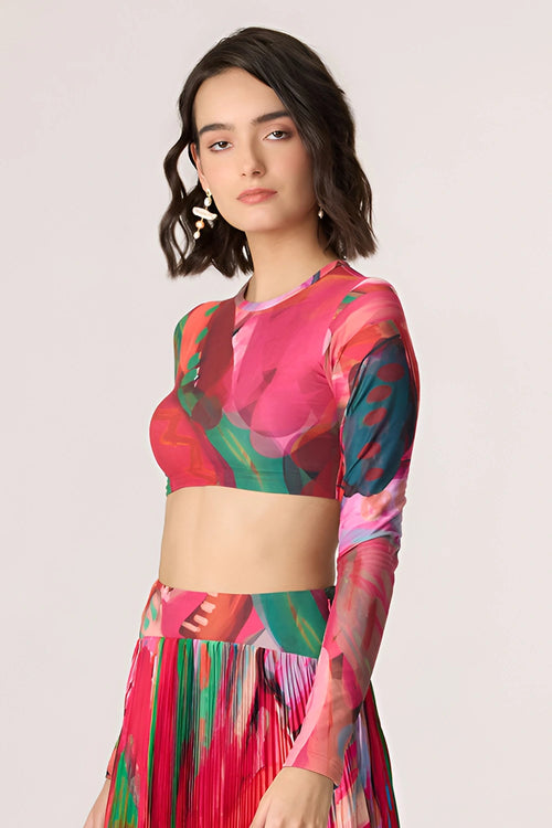Pink Zavi Blouse