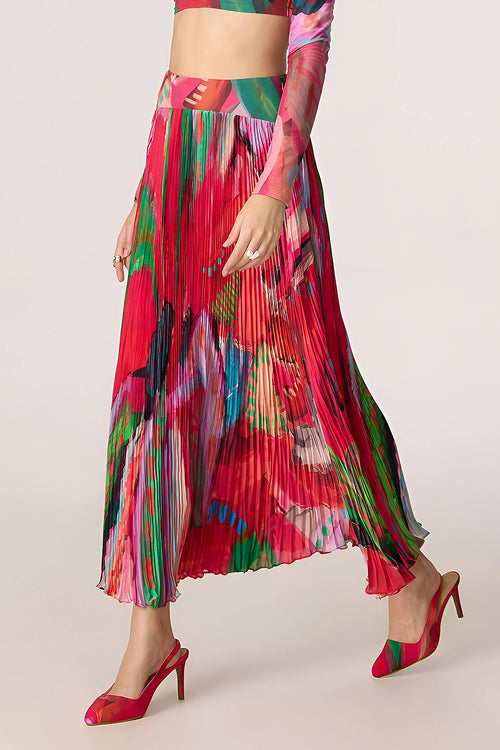 Zora Pink Multi Skirt