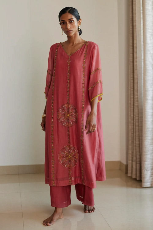 Pink Uday Kurta Set