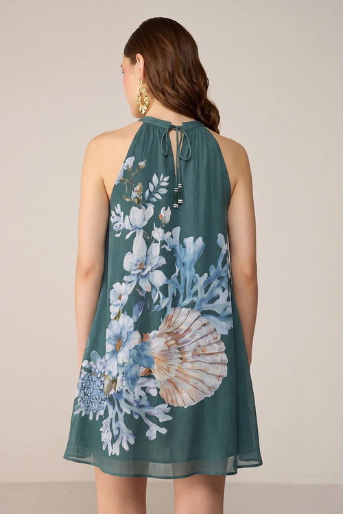 Green Belli Mini Dress