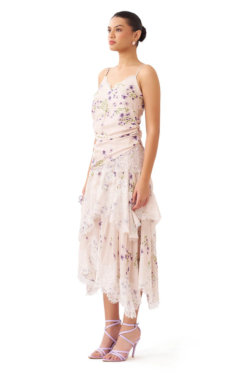 Printed Lavender Laventra Co-ord Set
