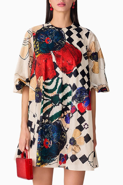 Vintage Block Nova Dress