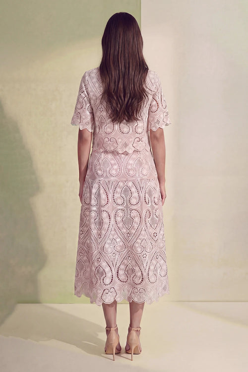 Blush Heirloom Lace Skirt Set