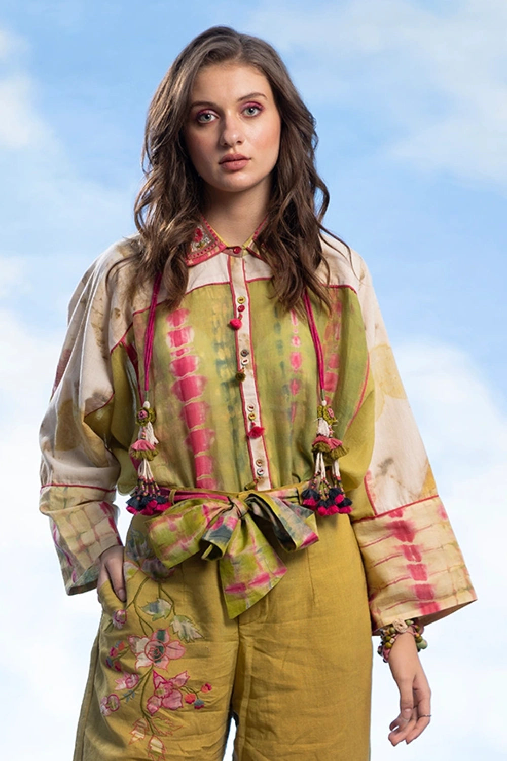 Double Collar Boho Shirt